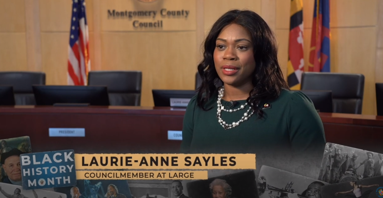 Watch MoCo CM Laurie-Anne Sayles Give an “Enlightening Discussion” in 1 Min, 33 Seconds on “the Significance of Black Americans”