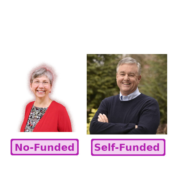 Which is a worse way to fund a campaign: self-financing or no-financing?