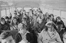 Lynn Harris wants to bus kids away from local schools