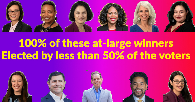 No Kings. No Dictators. Just Us the Vote Diluters.